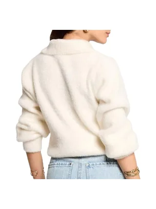 Gilet Zippé Blanc Femme Morgan DOMI 2