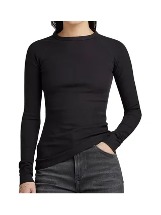 T-shirt Manches Longues Noir G-Star Femme D23343 1