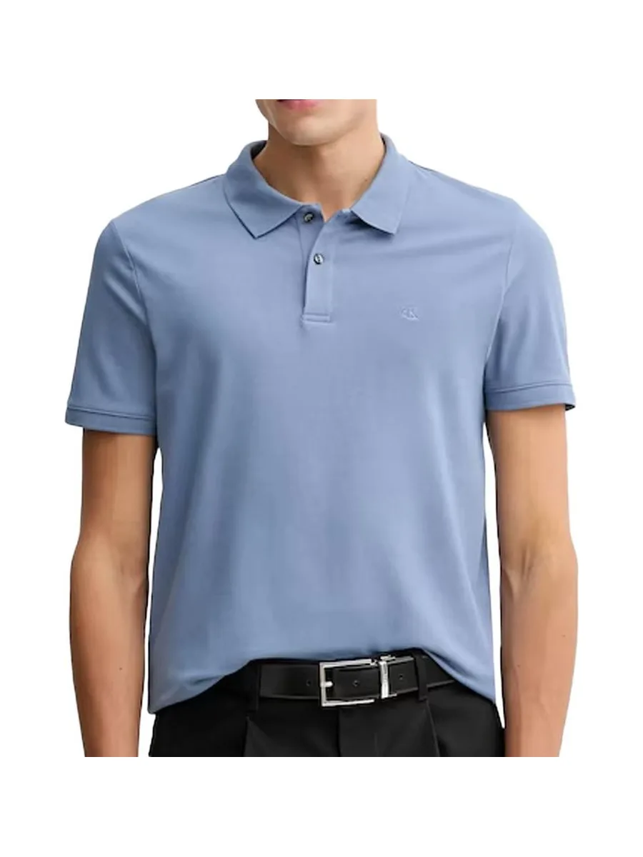 Polo Bleu Homme Calvin Klein Jeans Refined 2