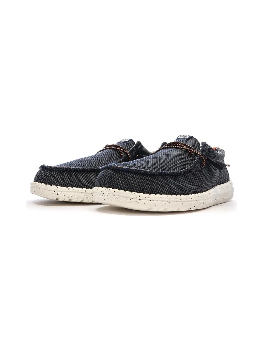 Chaussures Bleu Homme Hey Dude Wally Sox Pine 7