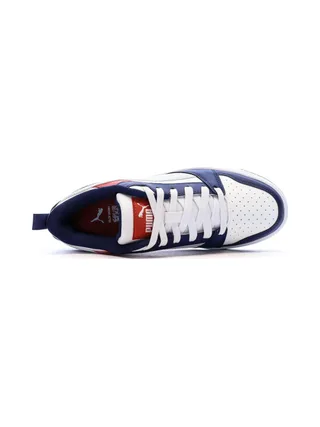 Baskets Marine/Blanc Garçon Rebound Low 4