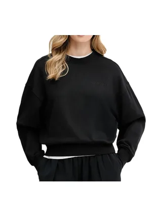 Sweat Noir Femme Calvin Klein Jeans French 1