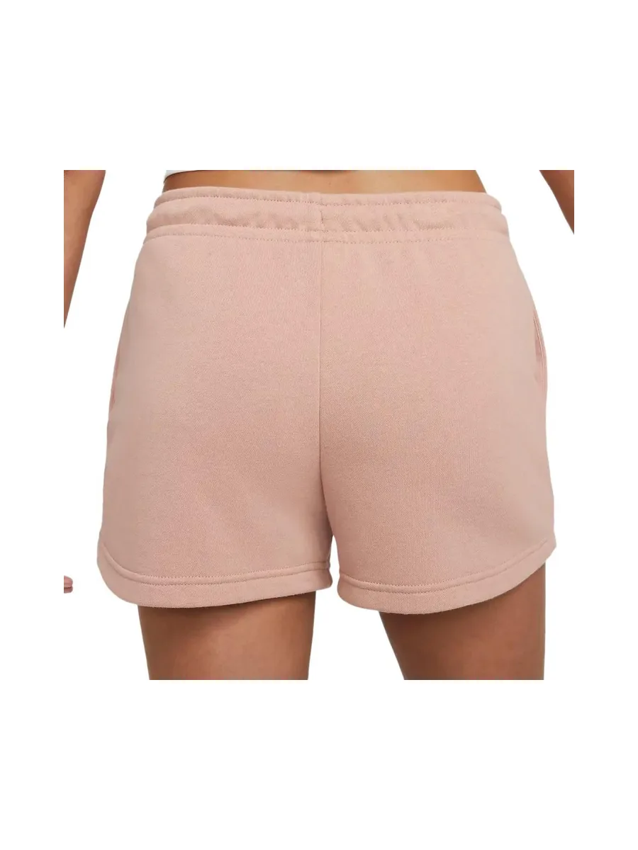 Short Rose Femme Nike French Terry 3