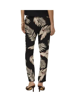 Pantalon fluide Noir/Beige Femme Vero Moda Joy 2