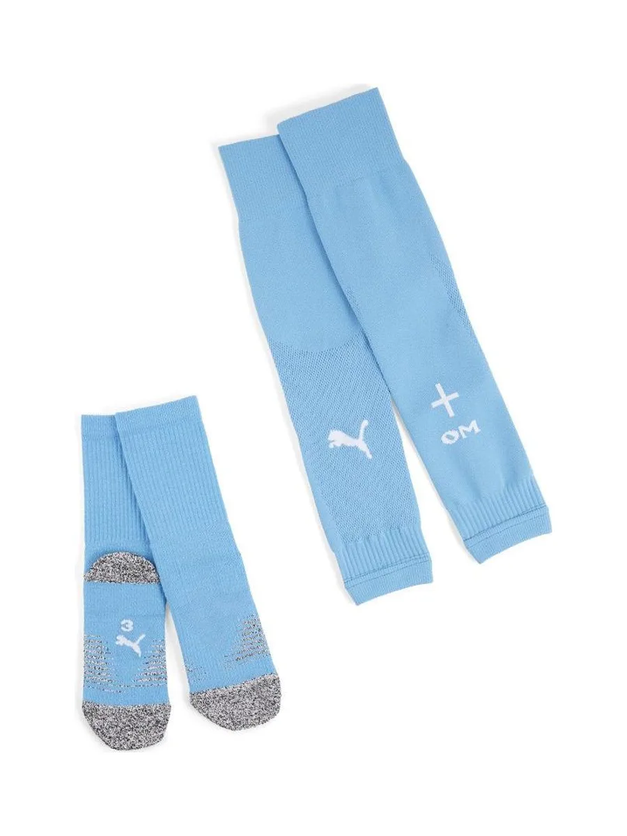 OM Chaussettes De Football Turquoise Homme Puma Plain 23/24 2