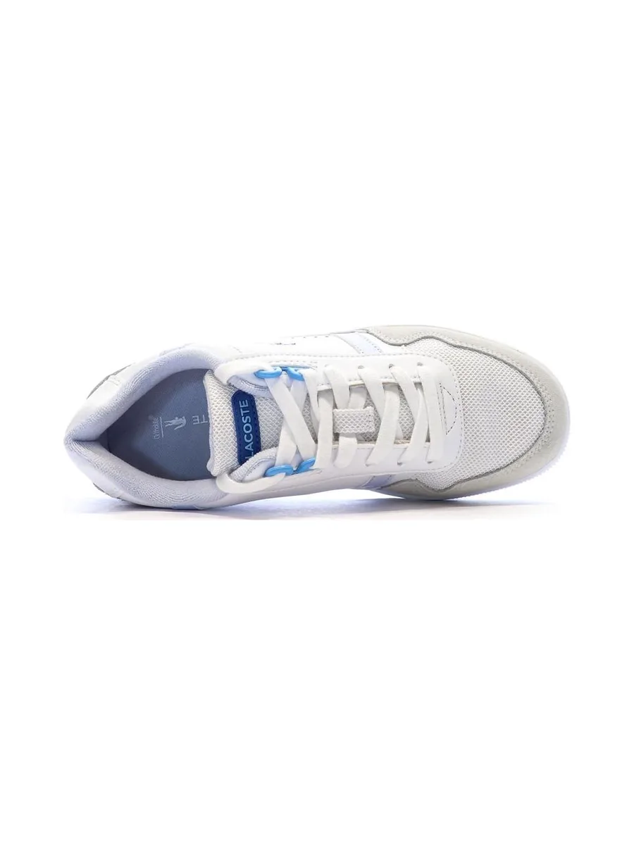 Baskets Blanches/Bleu Femme Lacoste Clip 124 5