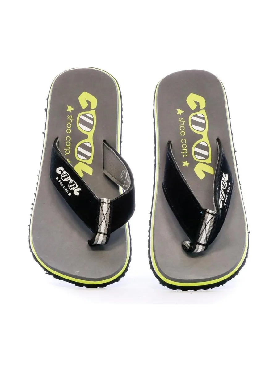 Tongs Grise et Verte Garçon Cool Shoe OS BOY 4