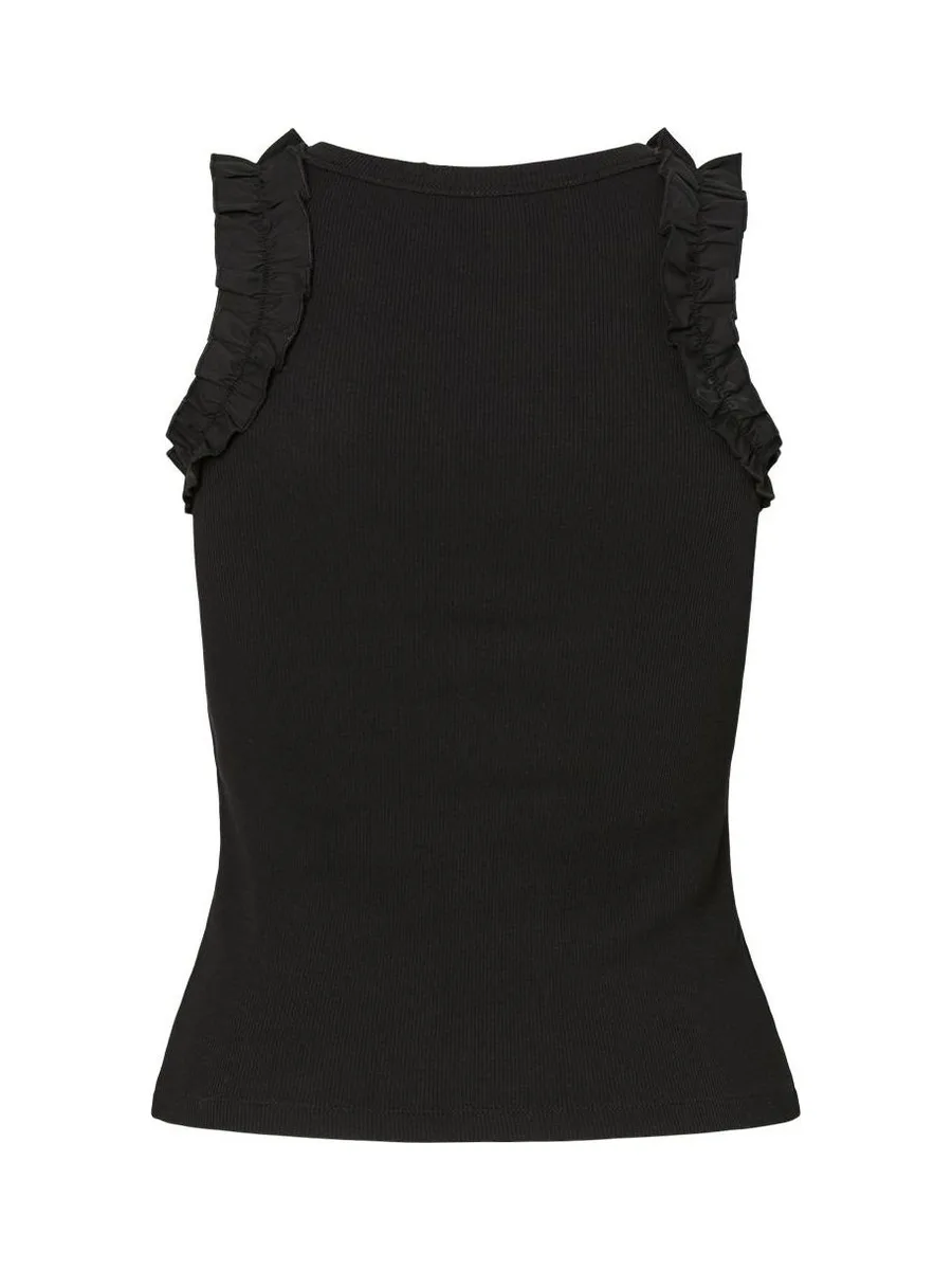 Débardeur Noir Femme Pieces Tubana 3