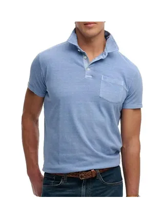 Polo Bleu Homme Superdry Classic 1