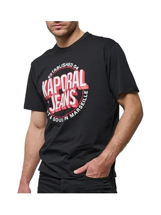T-Shirt Noir Homme Kaporal TYLER 1