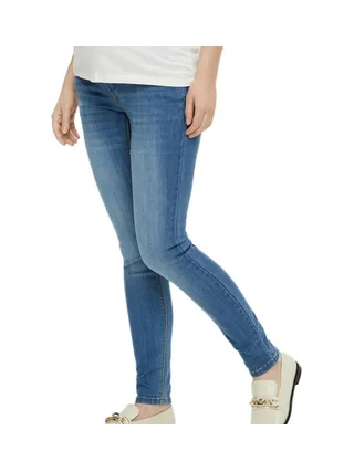 Jean Skinny Bleu Femme Pieces Maternity Della 1