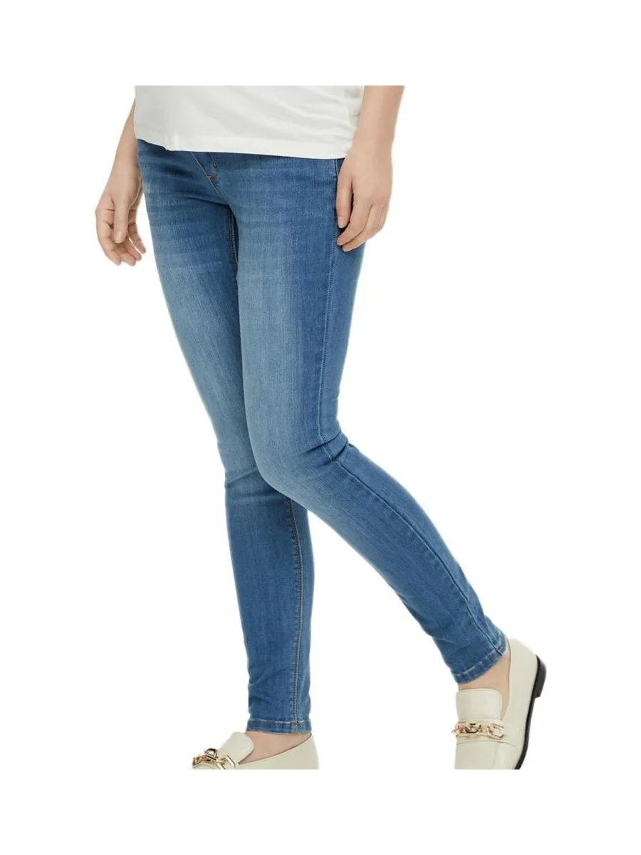 Jean Skinny Bleu Femme Pieces Maternity Della 2