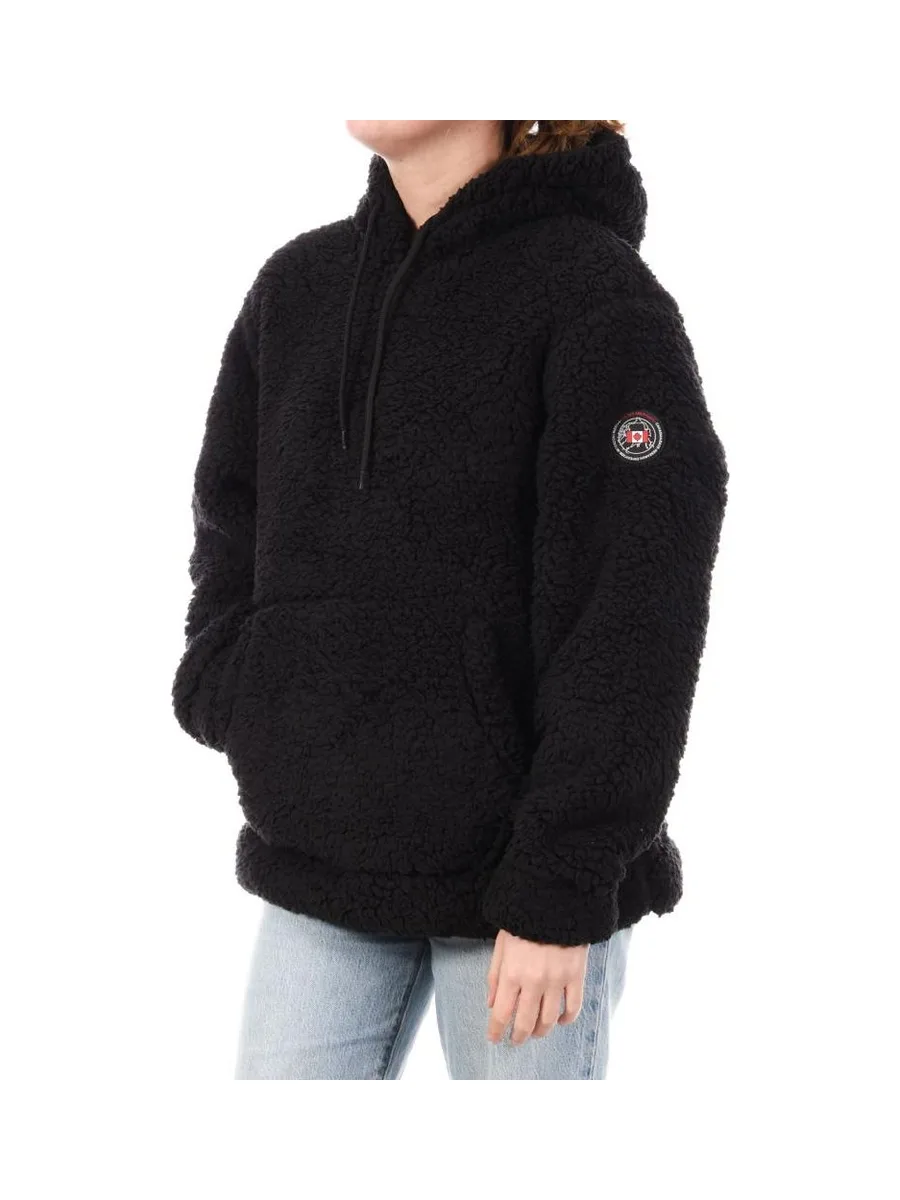 Veste en Sherpa Noir Femme Sherpa Compagnie des Amériques MARGAUX 2