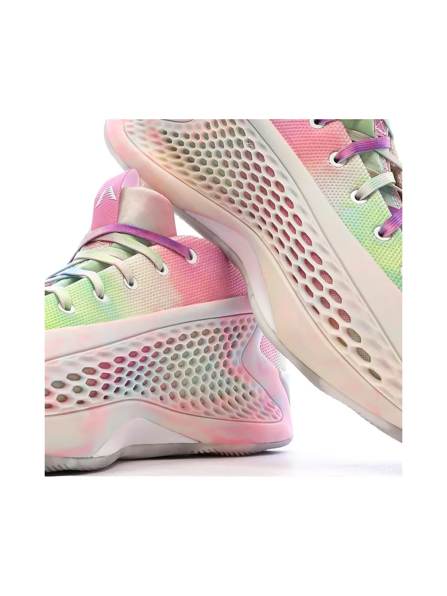 Chaussures de Basketball Rose/Blanc Homme Adidas Anthony Edwards 1 Low 8