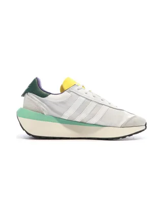 Baskets Blanches/Jaune Homme Adidas Country 2