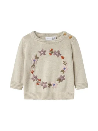 Pull Écru Fille Name it Fopair 1