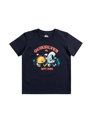 T-Shirt Marine Garçon Quiksilver Bestbuds 1