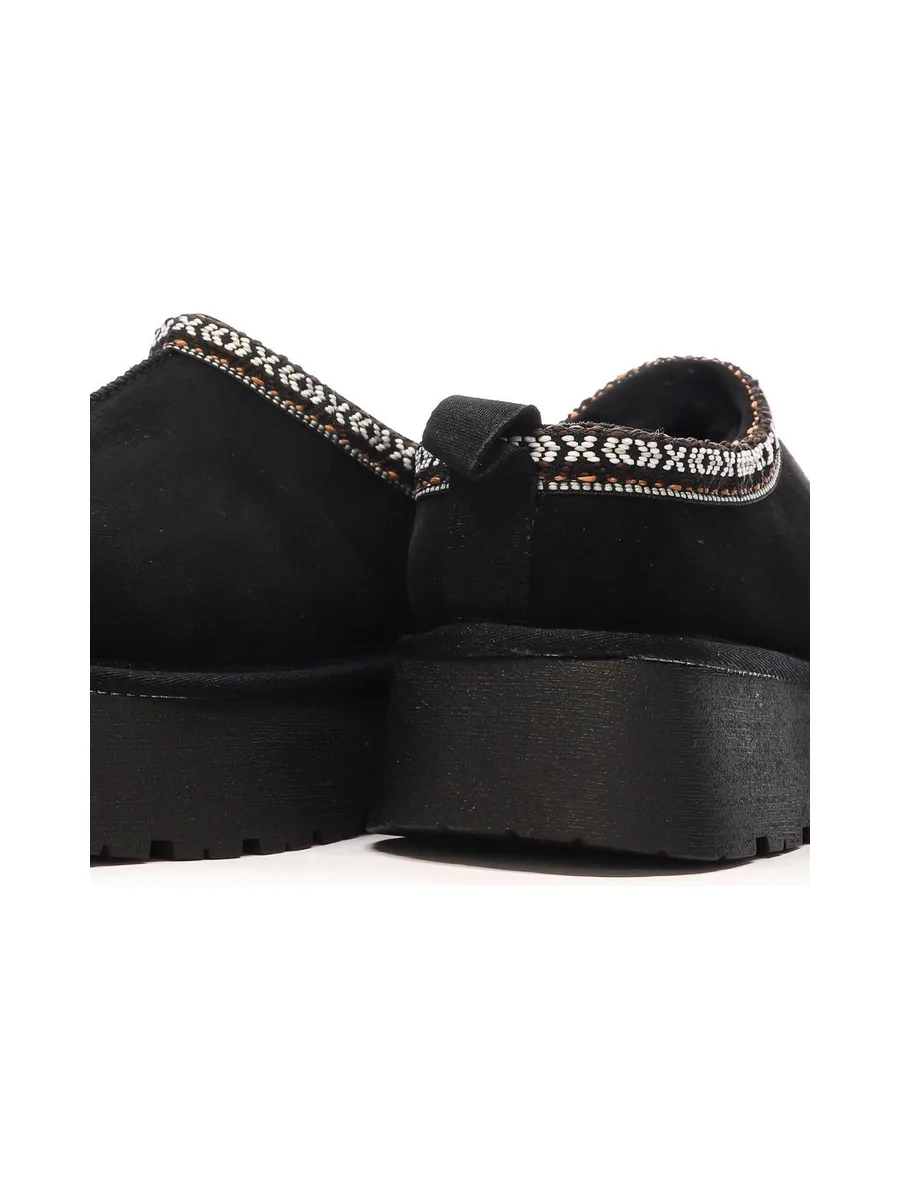 Chaussons Noires Femme Xti Microfiber 8