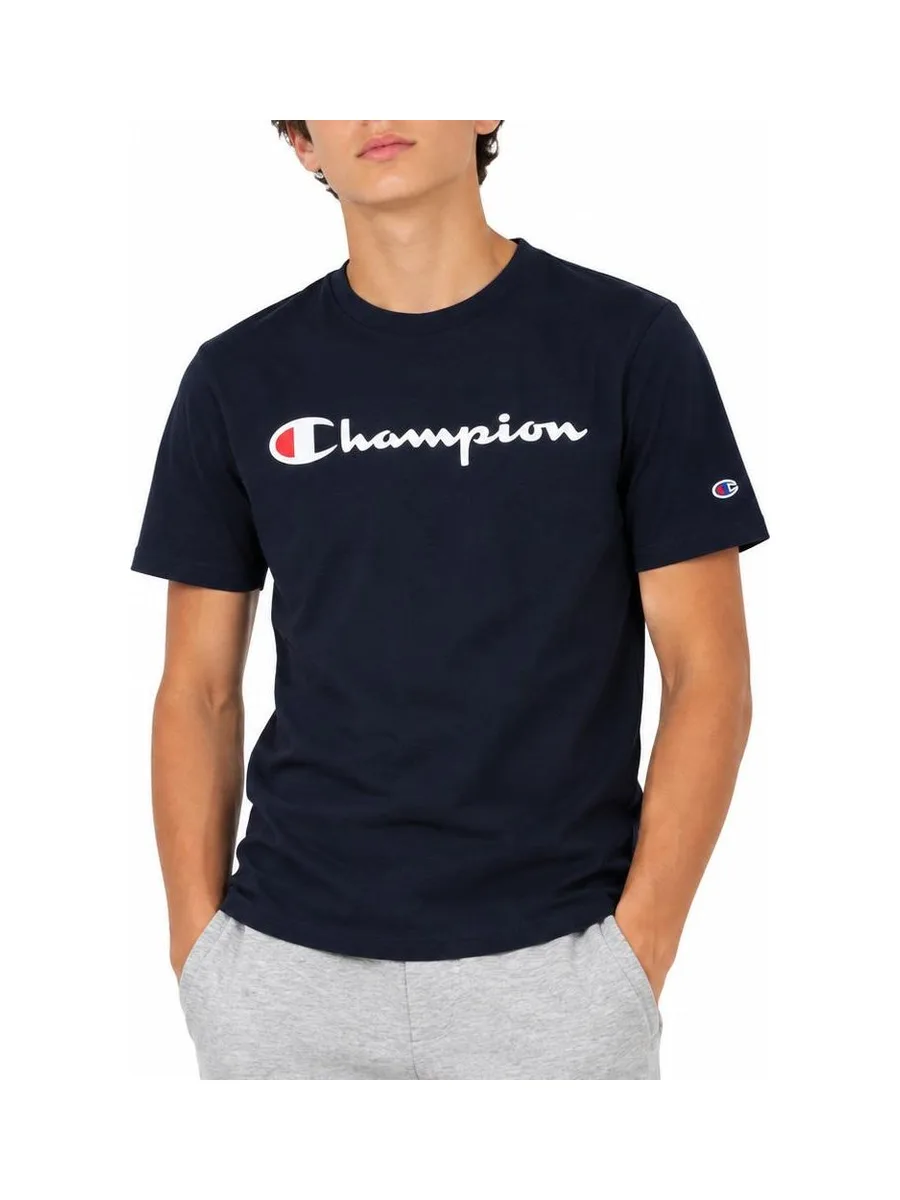 T-Shirt Marine Garçon Champion Signature 2