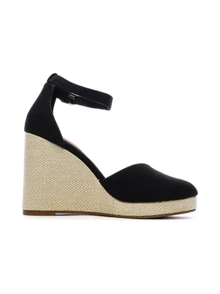 Sandales Noires Femme Tommy Hilfiger Wedges 2