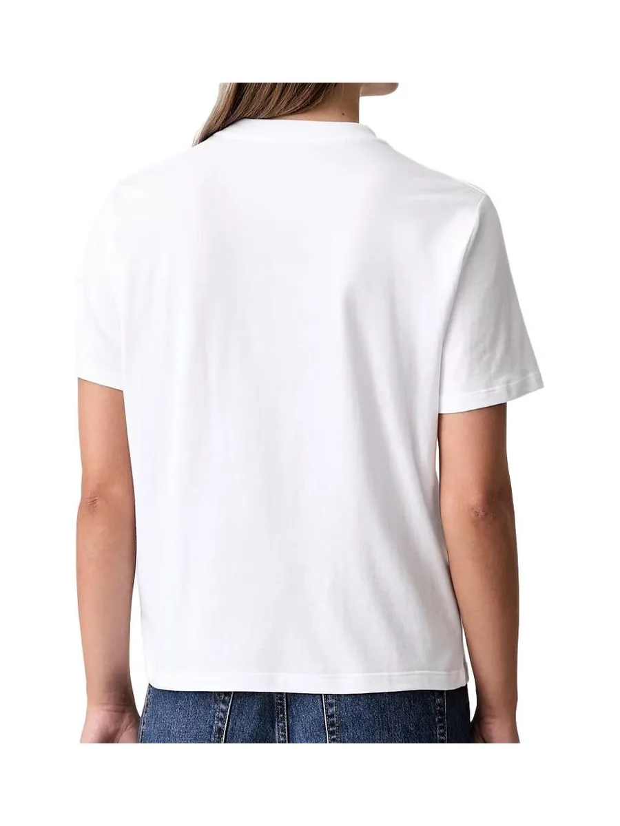 T-Shirt Blanc Femme Calvin Klein Jeans Classic Seasonal 3