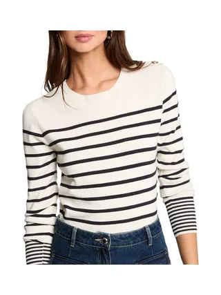 Pull Beige/Marine Femme Morgan Jauge 1