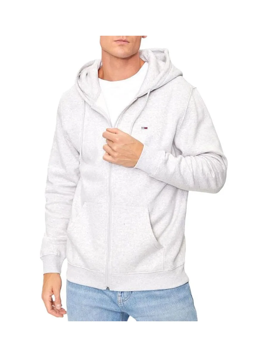 Sweat Zippé Gris Clair Homme Tommy Hilfiger DM0DM20743 2