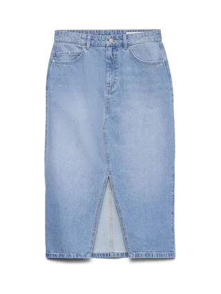 Jupe en Jean Bleu Femme Vero Moda Elfi 1