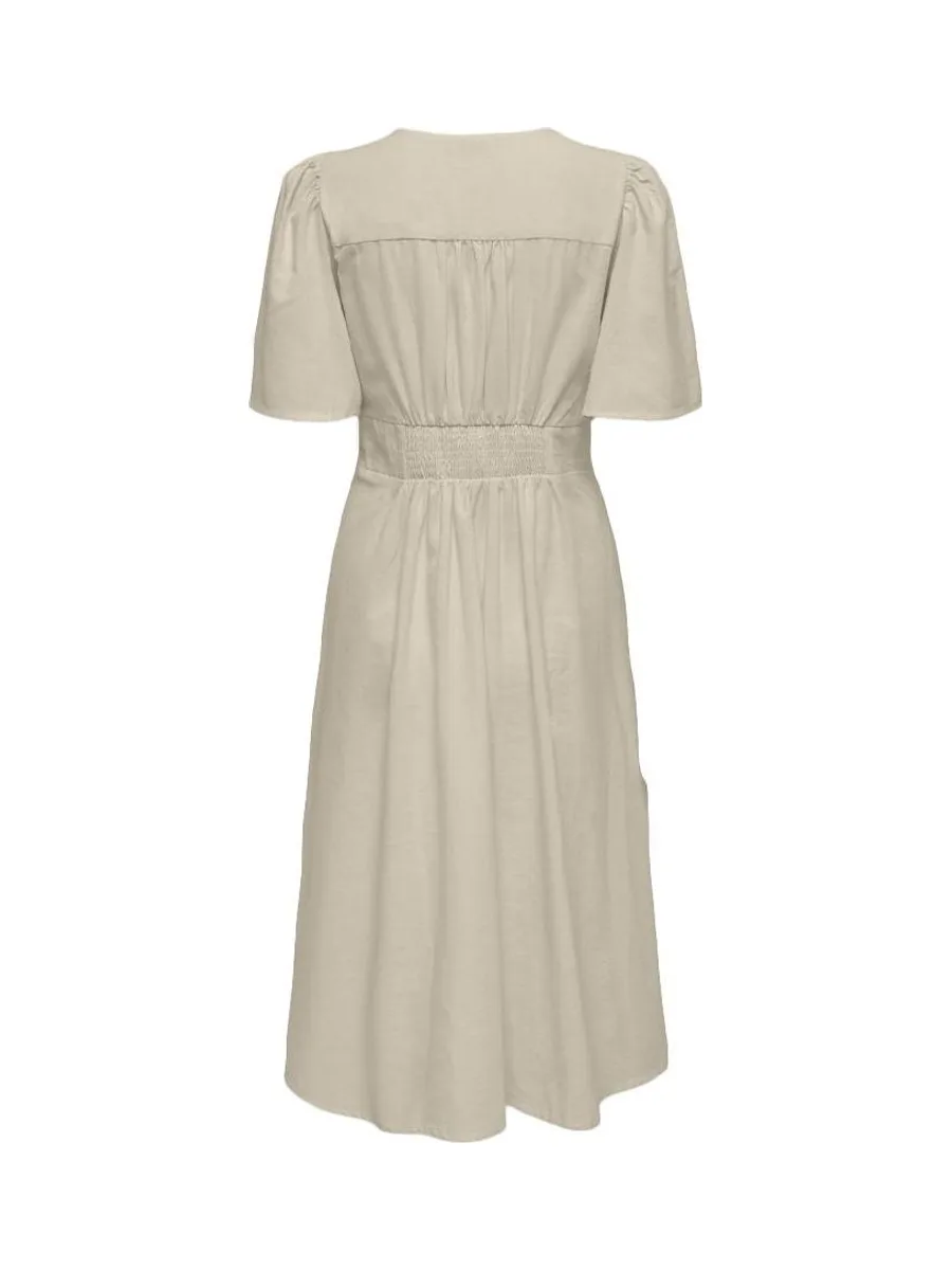 Robe Beige Femme JDY Nora 2/4 Midi 3