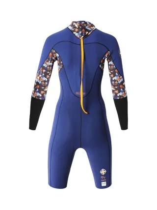 Combinaison de Surf 2/2 Shorty Marine Mixte Ocean Step Dual Zip 2