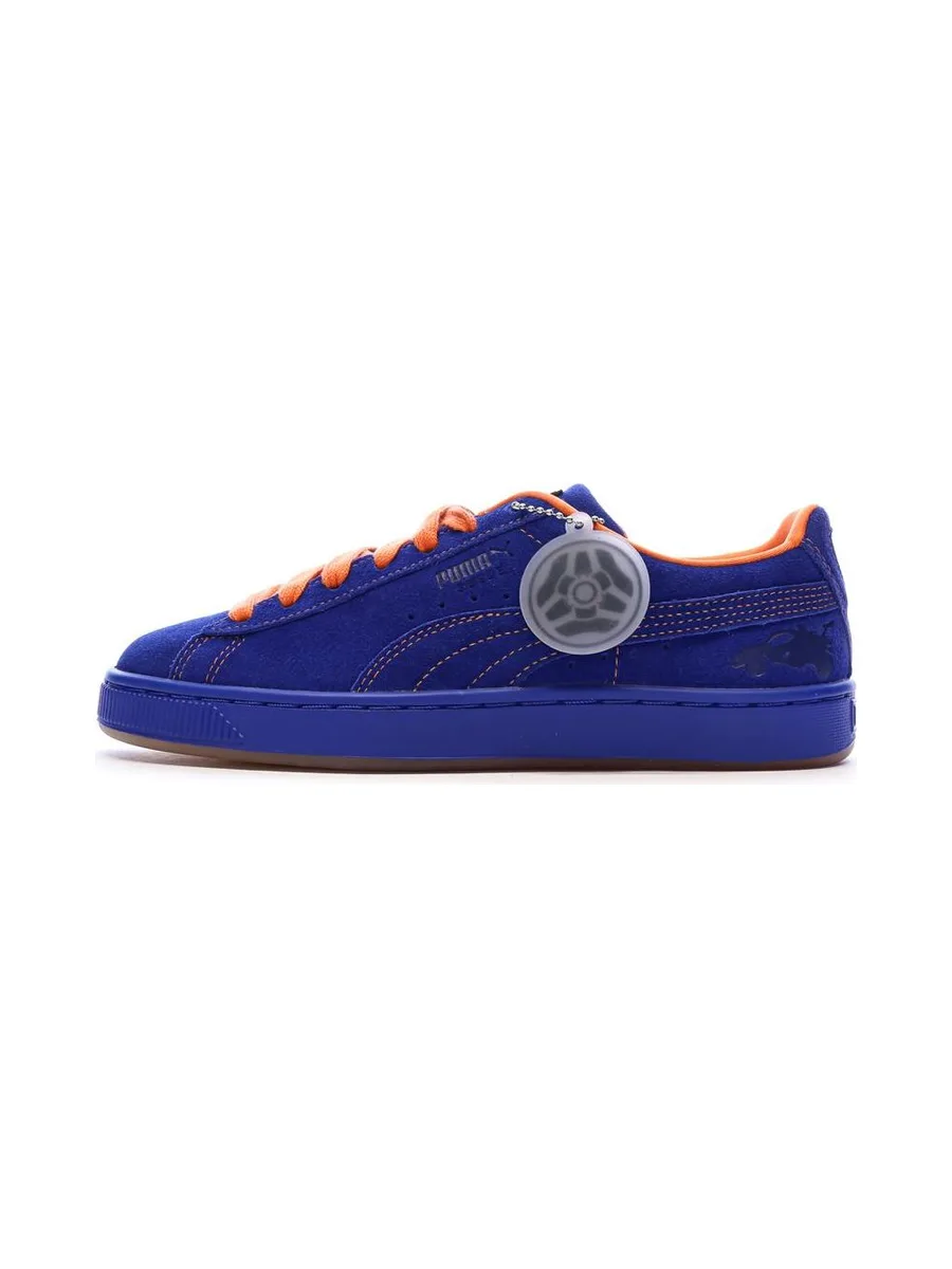 Baskets Bleues/Oranges Garçon Puma Suede Rocket League Jr 2