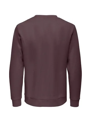 Sweat Bordeaux Homme Only & Sons Chase 2