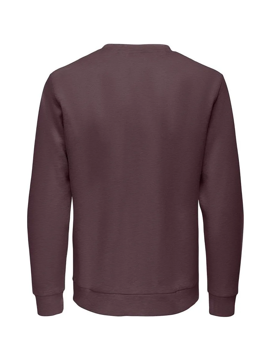Sweat Bordeaux Homme Only & Sons Chase 3