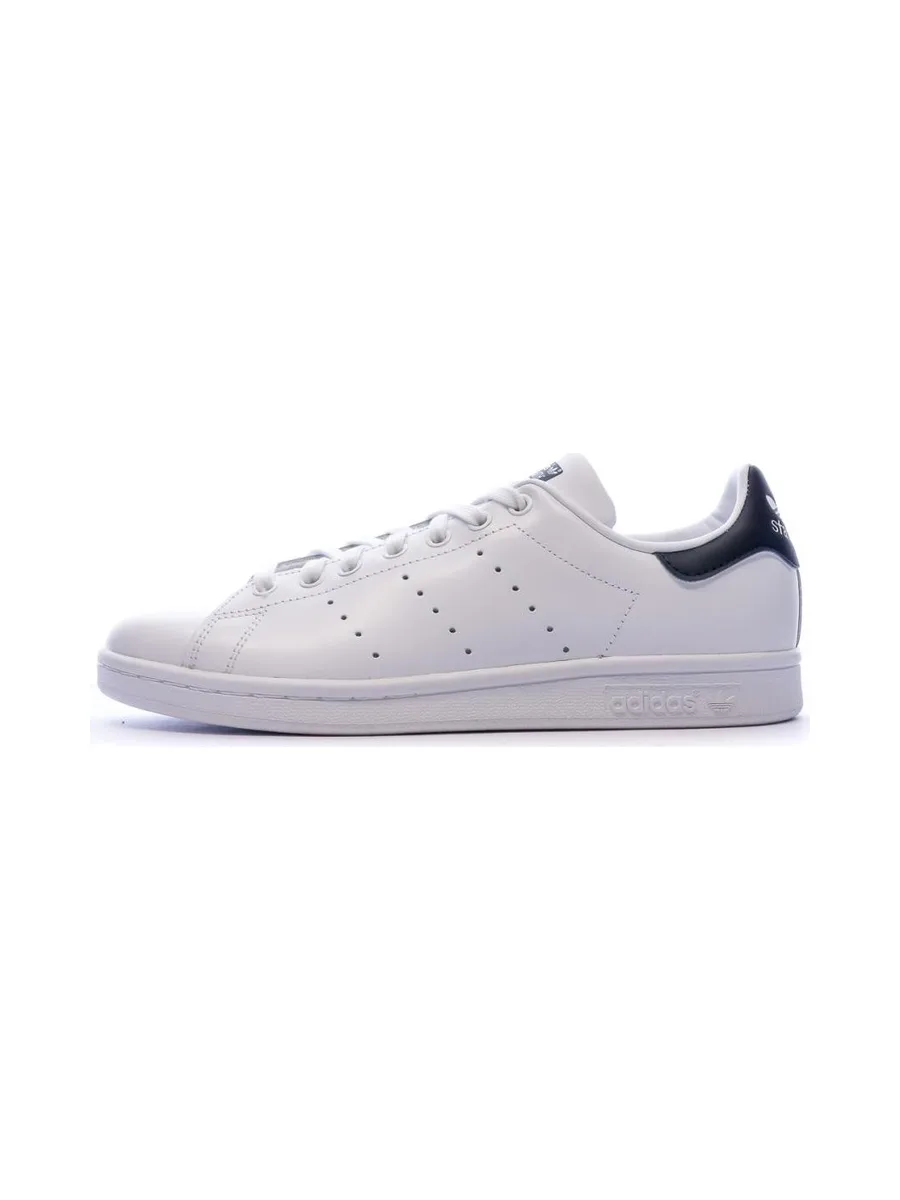 Baskets Stan Smith Blanches/Marines Homme Adidas M20325 2