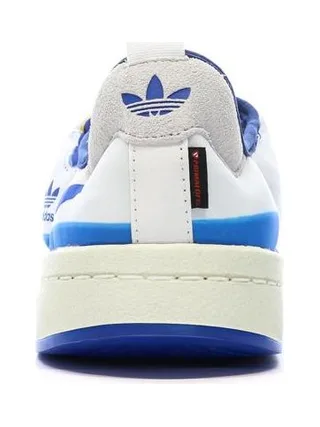 Baskets Blanches/Bleu Homme Adidas Puffylette 5