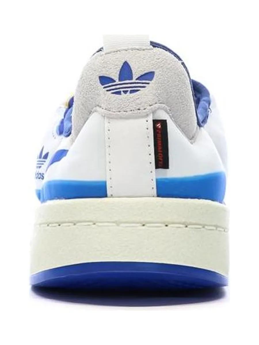 Baskets Blanches/Bleu Homme Adidas Puffylette 6