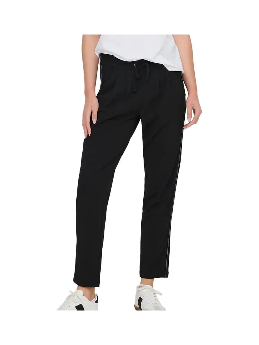 Pantalon Fluide Noir Femme JDY Lurex Dia 2