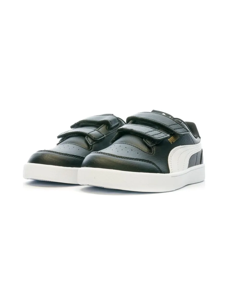 Baskets à scratchs Noires Garçon Puma Shuffle 6