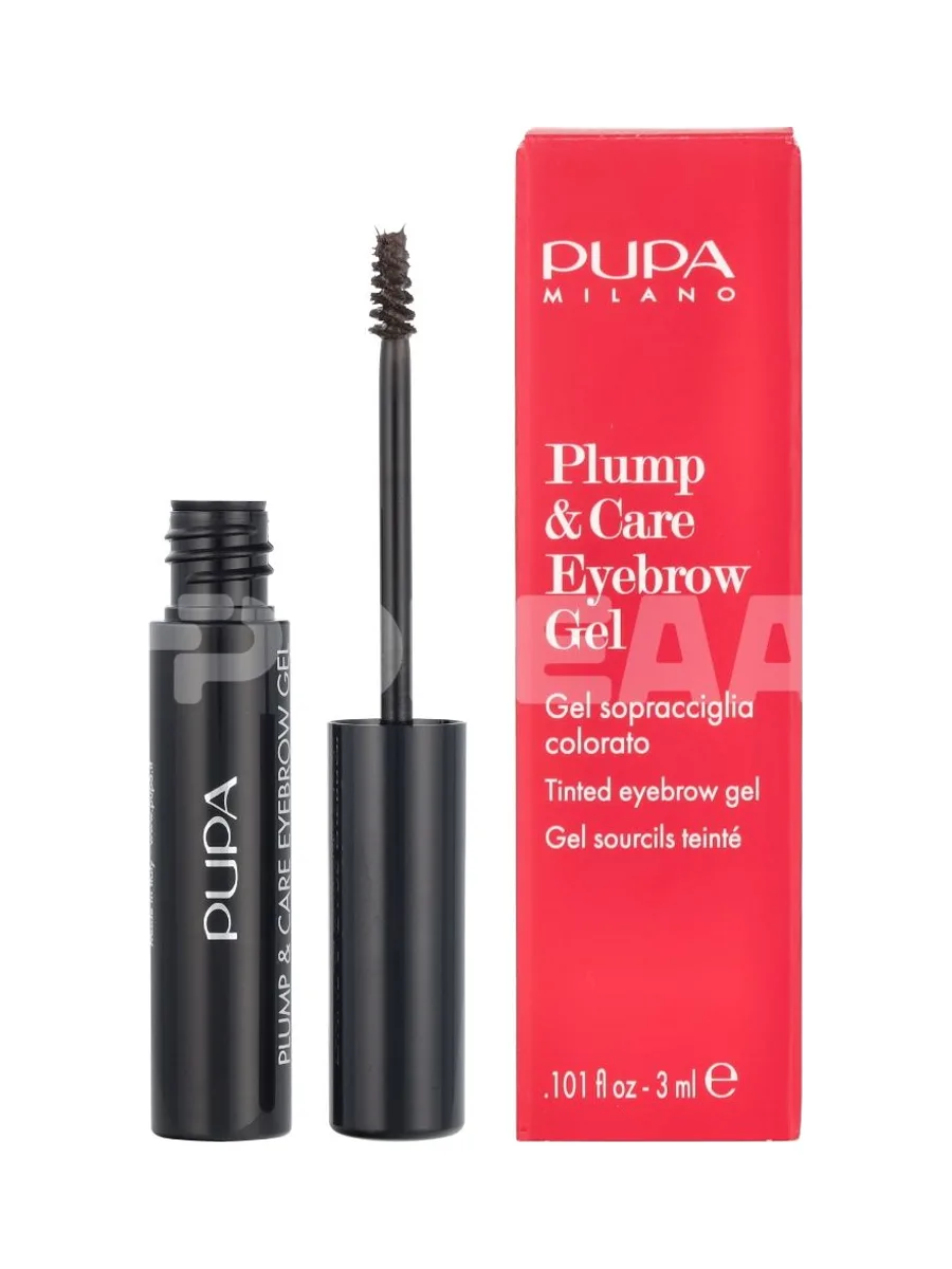 Pupa Plump & Care Eyebrow Gel Plump & Care Eyebrow Gel 3ml - #002 Brown 1