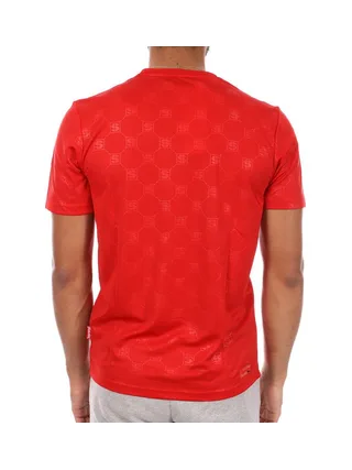 T-shirt Rouge Homme Supreme Grip Leaves 2
