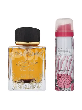 Lattafa Pure Oudi Giftset 150ml - Edp Spray 100ml/Deo Spray 50ml 2