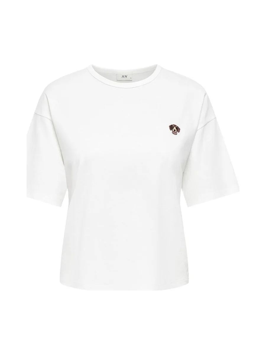 T-Shirt Blanc Femme JDY Cally 4