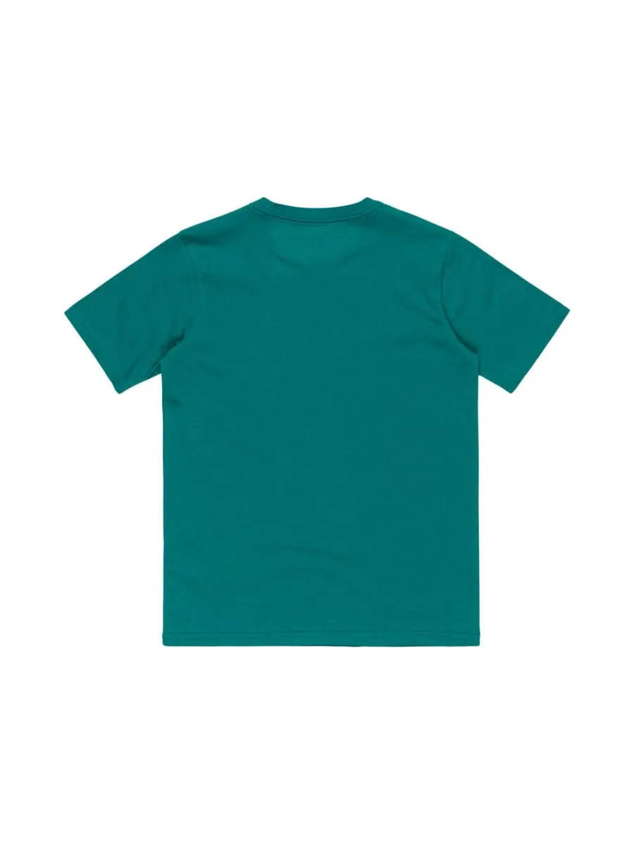 T-Shirt Bleu Canard Garçon Quiksilver Comp Logo 2