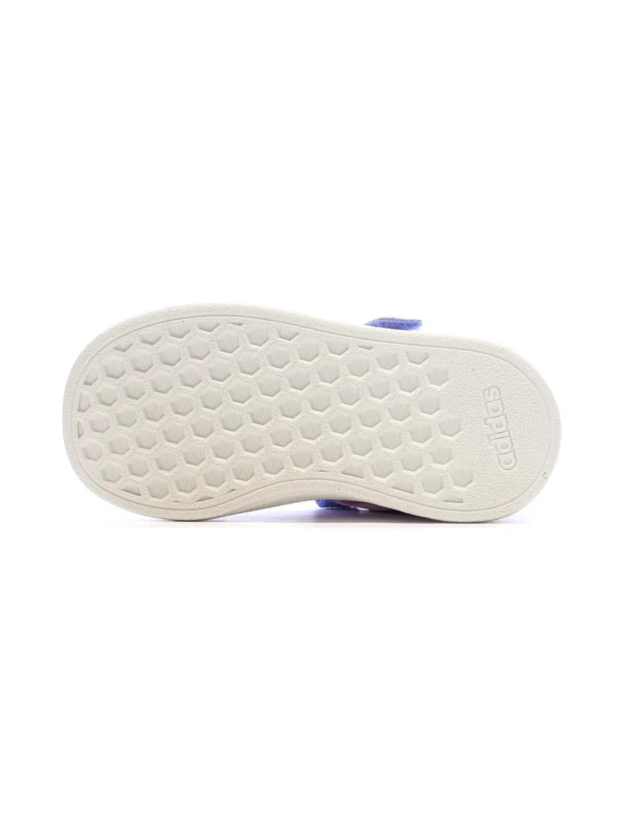 Baskets Violette/Rose Fille Adidas Grand Court 6