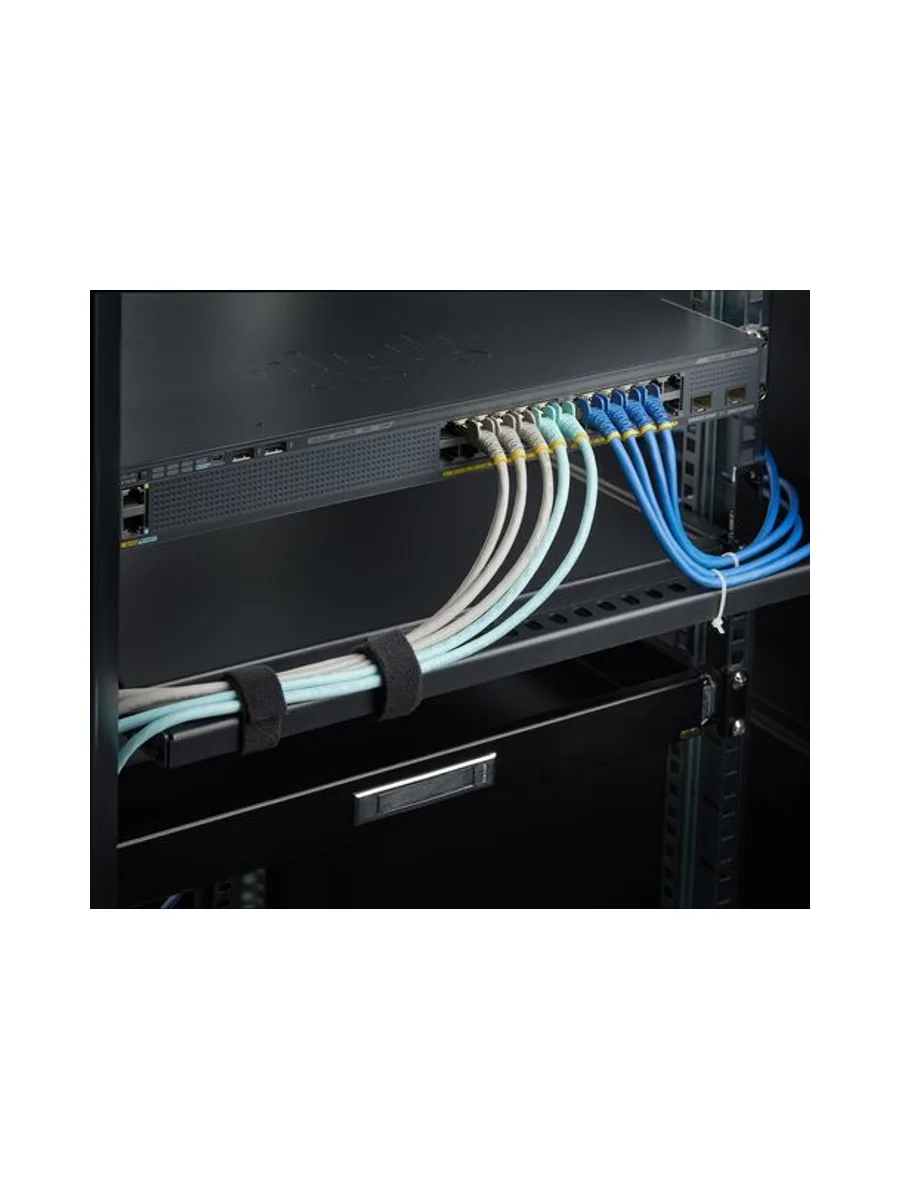 1U Horizontal Cable Management Lace Bar 6