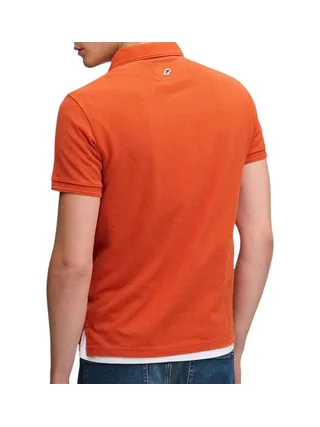Polo Orange Vif Homme Superdry Classic Pique 2