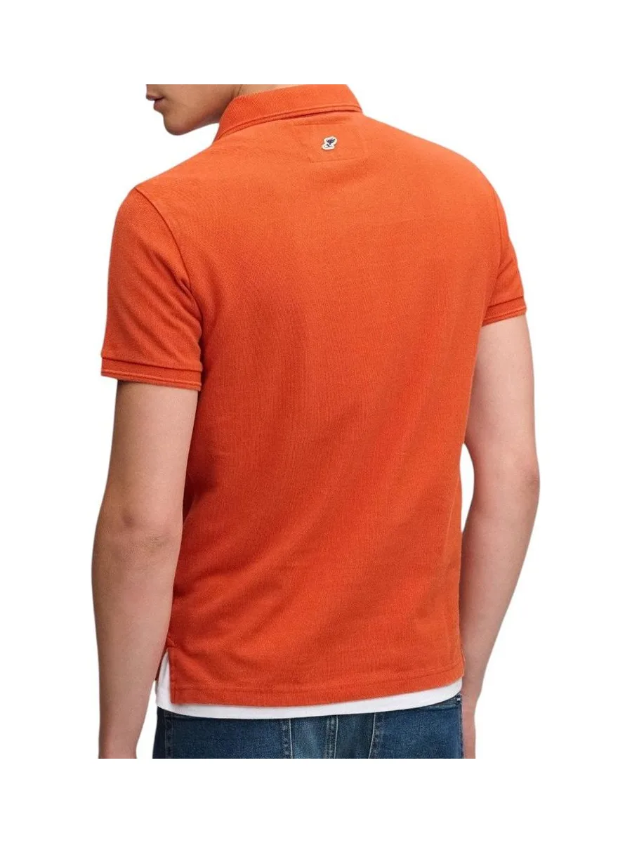 Polo Orange Vif Homme Superdry Classic Pique 3
