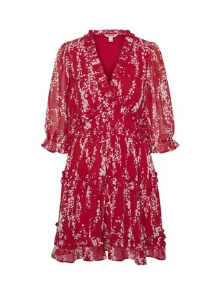 Robe Rouge Femme Vero Moda Gabriella 2