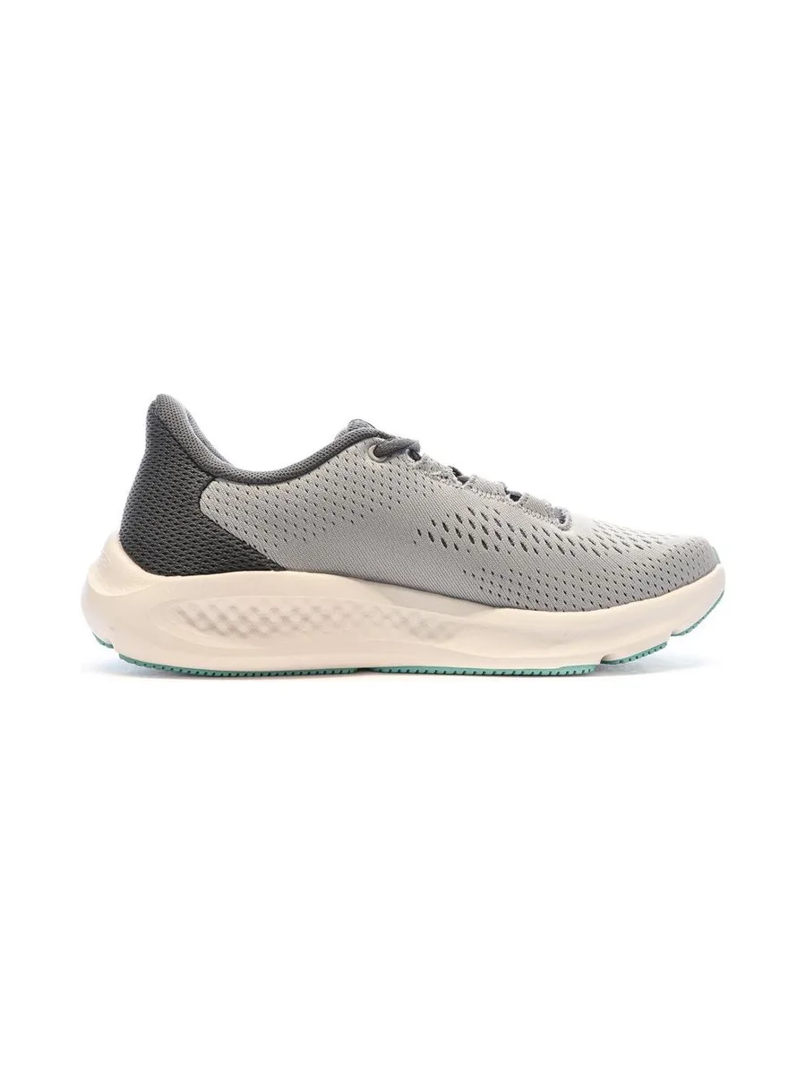 Chaussures de Running Grise/Turquoise Femme Under Armour Charged Pursuit 3