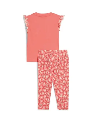 Ensemble Orange Fille Puma Animal 2
